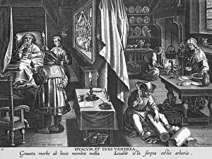 Ill Patients Being Treated