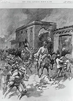 Illus.- Battle And Looting Scene