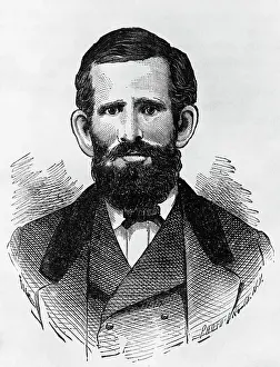 Wild West Prints: Illus. Head/Shoulders Frank James