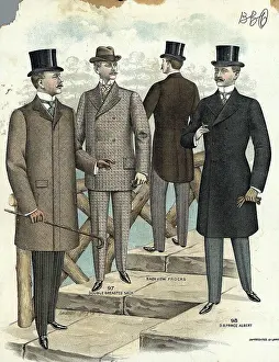 Double Prints: Illus/Men Model Fashions Of 1880S-90S