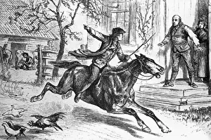 Patriot Prints: Illus. Of Paul Revere On Horseback