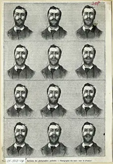 Tongue Prints: Illus. Sequence Of Man Pronouncing Word
