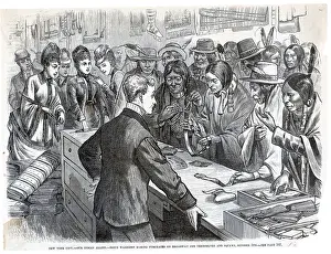 Sioux Prints: Illus Of Sioux Indians @ Store Buying Th