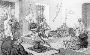 Negotiation Prints: Illus;Business Meeting About Trade