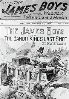 Stagecoach Prints: Illus.;Jesse James, The James Boys Weekl