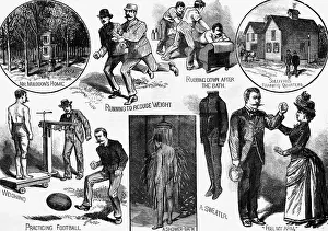 John L Prints: Illus.;John Sullivan In Training Shots