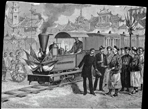 Illus.Opening Of First Railroad In China