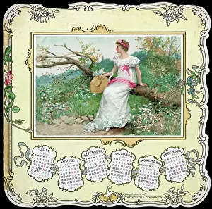 Calendar Prints: Illustrated 1827 Calendar