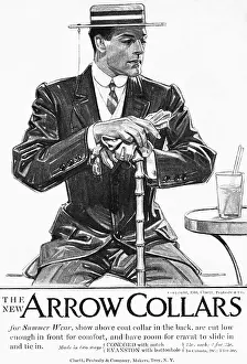 Illustrated Ad For Arrow Collars