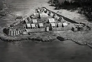 Colonial Prints: Illustrated Model Of Fort James