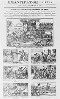Illustrated Front Page of the Emancipator