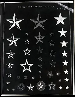 Illustrated Page Of Stars