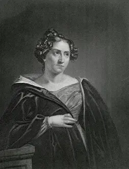 Comfortable Prints: Illustrated Portrait of Author Catherine Marie Sedgwick