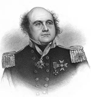Illustrated Portrait of Sir John Franklin