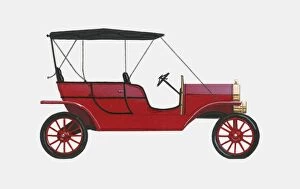 Images Dated 26th November 2009: Illustration of 1910 Ford Model T