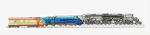 In A Row Prints: Illustration of 1934 M-10000 internal combustion engine (USA)