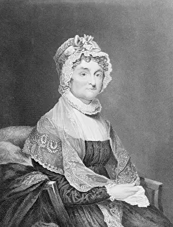 3 4 Length Prints: illustration of Abigail Smith Adams