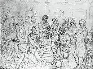 Illustration of Abraham Lincoln's Death