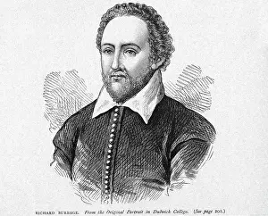 Leicester Prints: Illustration of Actor Richard Burbage