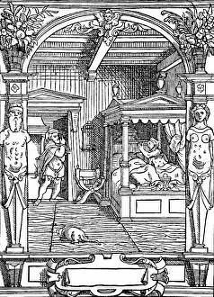 Labour Prints: Illustration of adultery from a 16th century French law book
