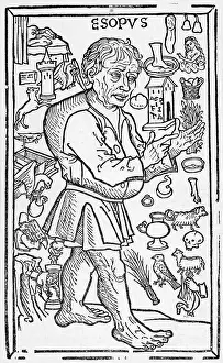 Ancient Greek Prints: Illustration Of Aesop