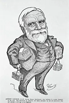 Illustration of Andrew Carnegie