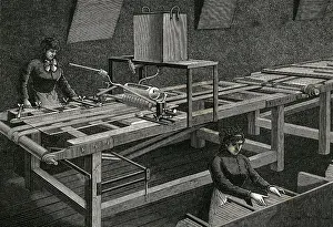 Illustration of Apparatus for Coating Gelation-Bromide Plates