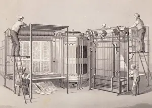Printing Plant Prints: Illustration of Applegarth's Vertical Printing Machine
