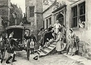 Niece Prints: Illustration of the Arrest of Voltaire