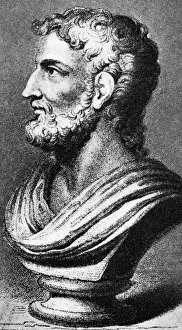 Official Prints: Illustration of a Bust of Cornelius Tacitus
