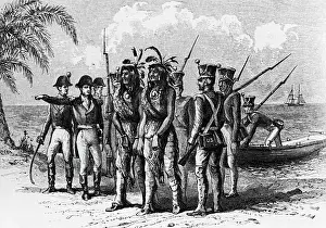 Seminole Prints: Illustration of the Capture of Seminole Indian Chiefs