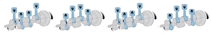 Sequences Collection: Illustration of car crankshaft showing motion of pistons