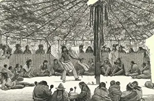 Illustration of Ceremonial Sun Dance