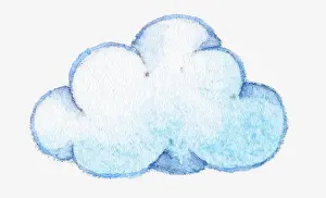 Cumulus Cloud Prints: Illustration of a cloud