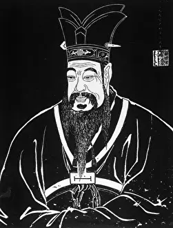 Philosophy Prints: Illustration of Confucius