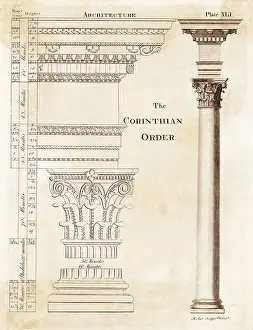 Illustration of Corinthian Columns