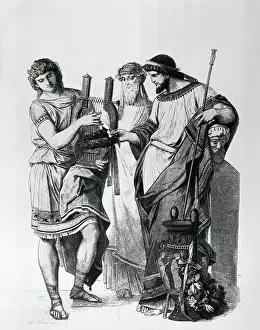 Ancient Greek Prints: Illustration of Costume of the Classical Period