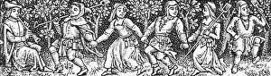 Illustration of Dancing Peasants