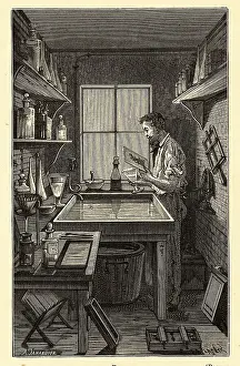 Illustration of a Dark Room