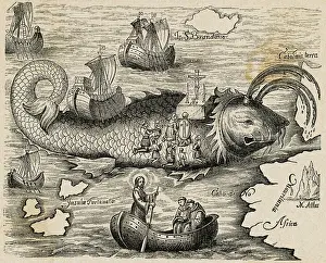 Illustration Depicting Brendan the Voyager