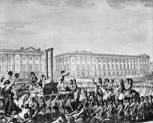 King Prints: Illustration Depicting the Execution of King Louis XVI