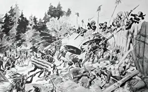 Illustration Depicting French and Indian War
