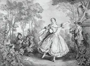 Illustration Depicting Gracious Ballet Dancer