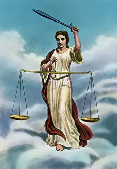Equality Prints: Illustration Depicting Justice