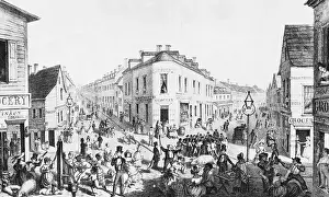 Illustration Depicting Five Points in Lower Manhattan