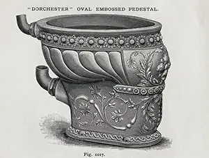 Catalog Prints: Illustration Depicting Toilet Bowls