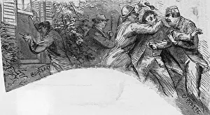 Pocket Watch Prints: Illustration Depicting Wall Street and Broadway - Ways of Getting and Spending Money