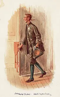 Illustration Depiction Ichabod Crane Character