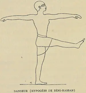 Illustration of Egyptian Dancer