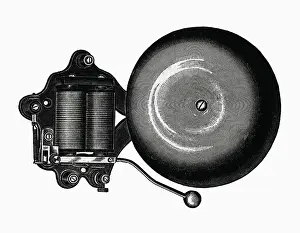 Illustration Of Electric Door Bell